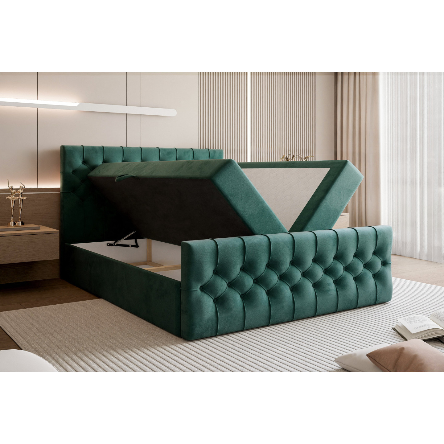 Boxspringbett Tauriel mit Stauraum – Luxus für Ihr Schlafzimmer