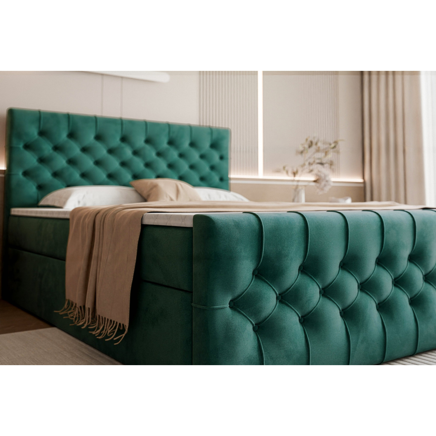Boxspringbett Tauriel mit Stauraum – Luxus für Ihr Schlafzimmer