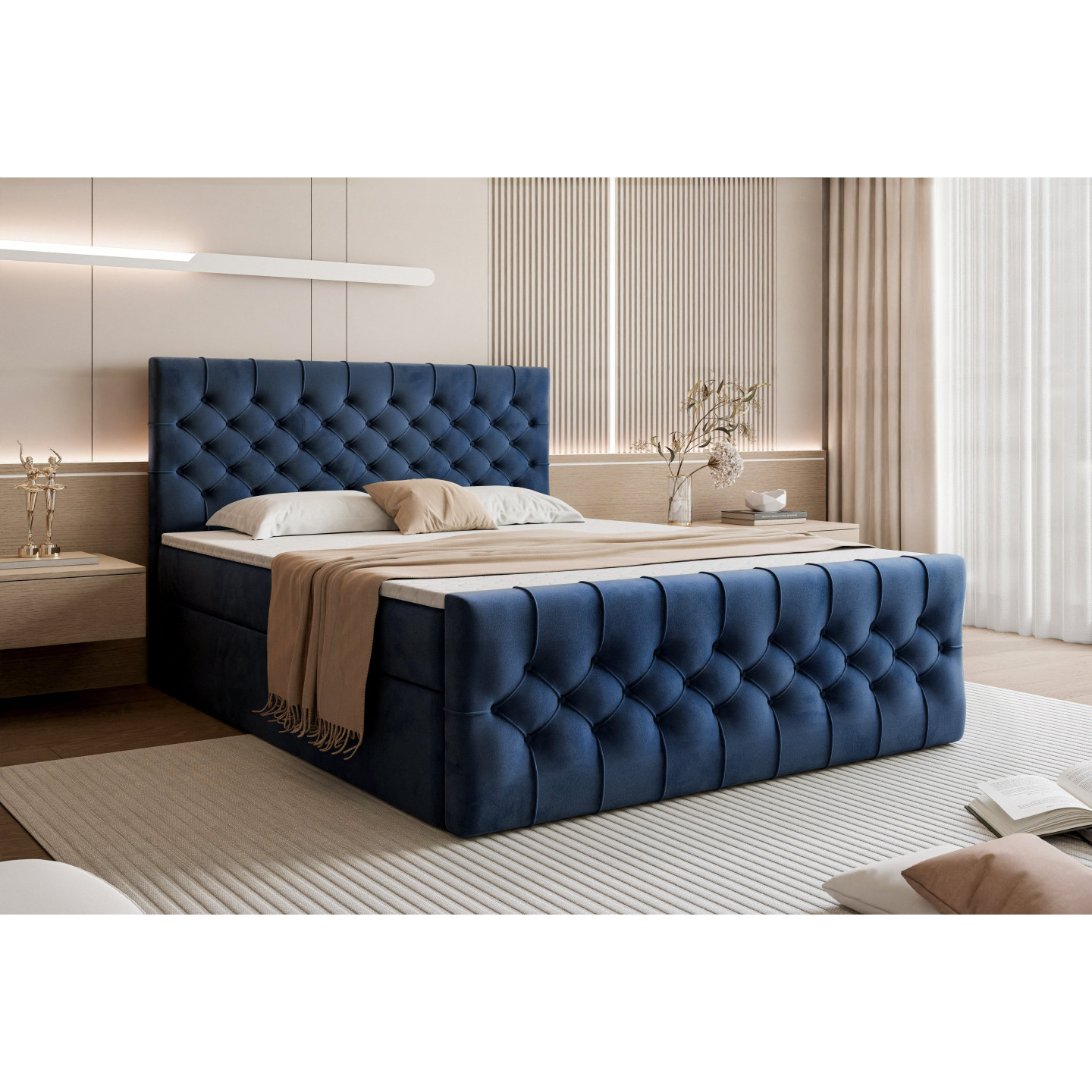 Boxspringbett Tauriel mit Stauraum – Luxus für Ihr Schlafzimmer