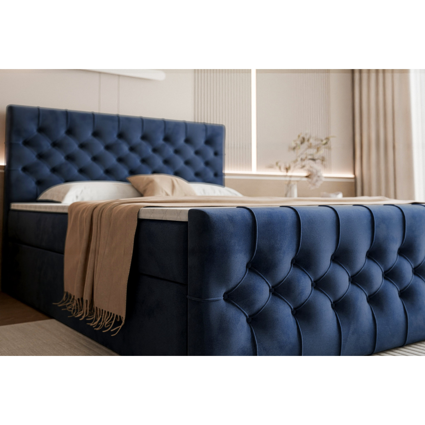 Boxspringbett Tauriel mit Stauraum – Luxus für Ihr Schlafzimmer