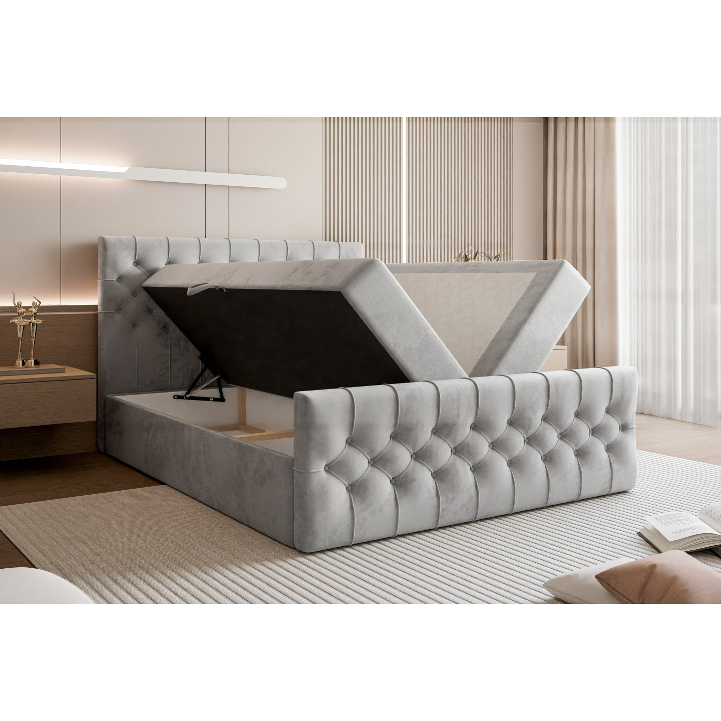 Boxspringbett Tauriel mit Stauraum – Luxus für Ihr Schlafzimmer