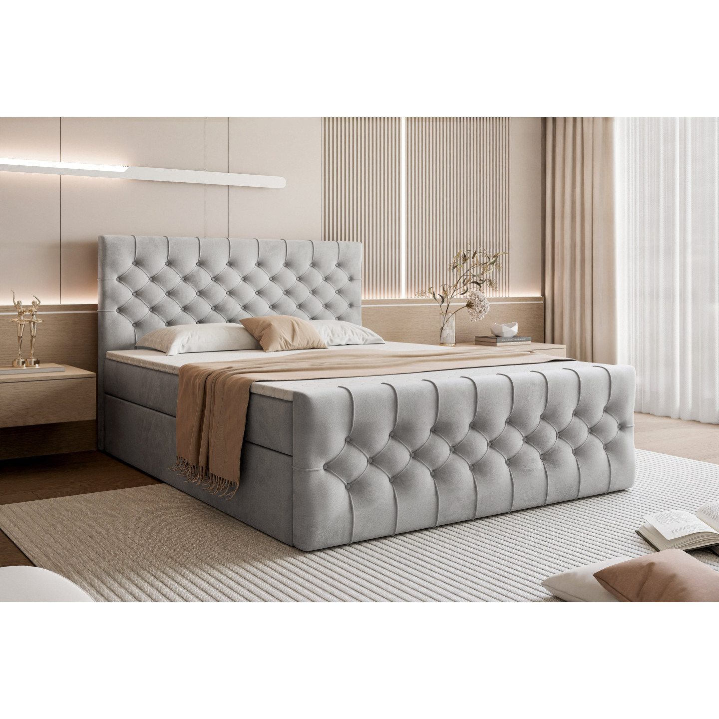 Boxspringbett Tauriel mit Stauraum – Luxus für Ihr Schlafzimmer