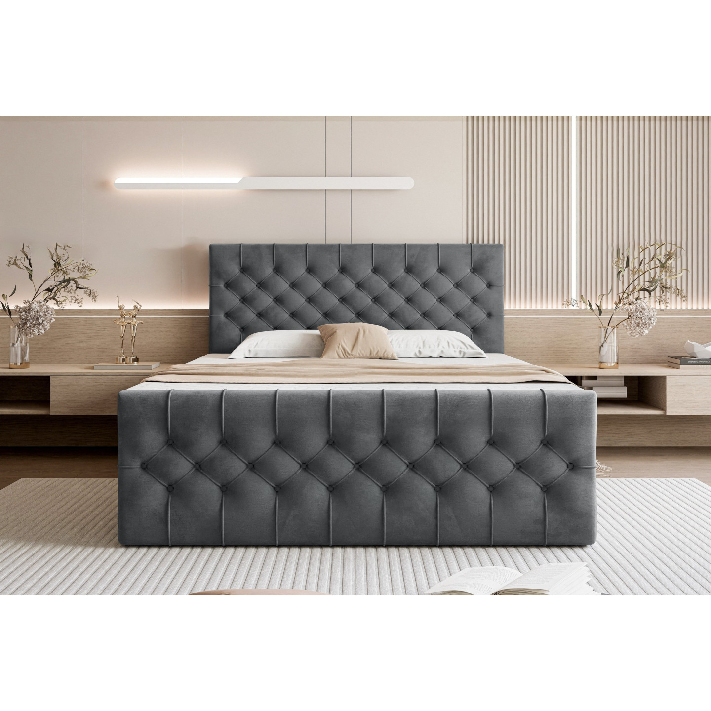 Boxspringbett Tauriel mit Stauraum – Luxus für Ihr Schlafzimmer