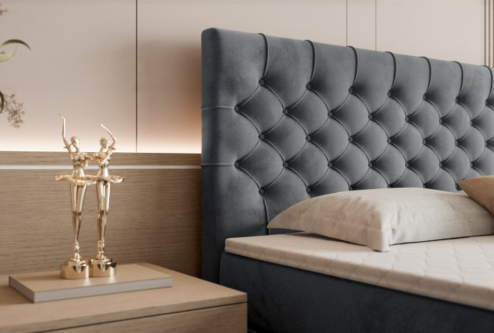 Boxspringbett Tauriel mit Bettkasten & Stauraum | Chesterfield