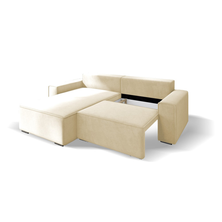 Ecksofa Oslo - Schlafsofa mit Schlaffunktion und Bettkasten