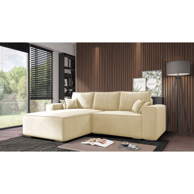 Ecksofa Oslo - Schlafsofa mit Schlaffunktion und Bettkasten