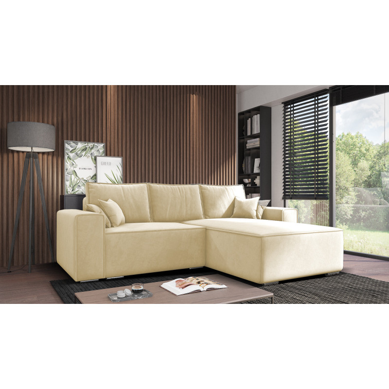 Ecksofa Oslo - Schlafsofa mit Schlaffunktion und Bettkasten