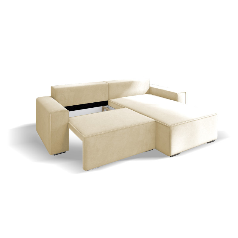 Ecksofa Oslo - Schlafsofa mit Schlaffunktion und Bettkasten