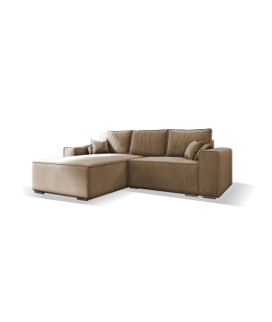 Ecksofa Oslo - Schlafsofa mit Schlaffunktion und Bettkasten