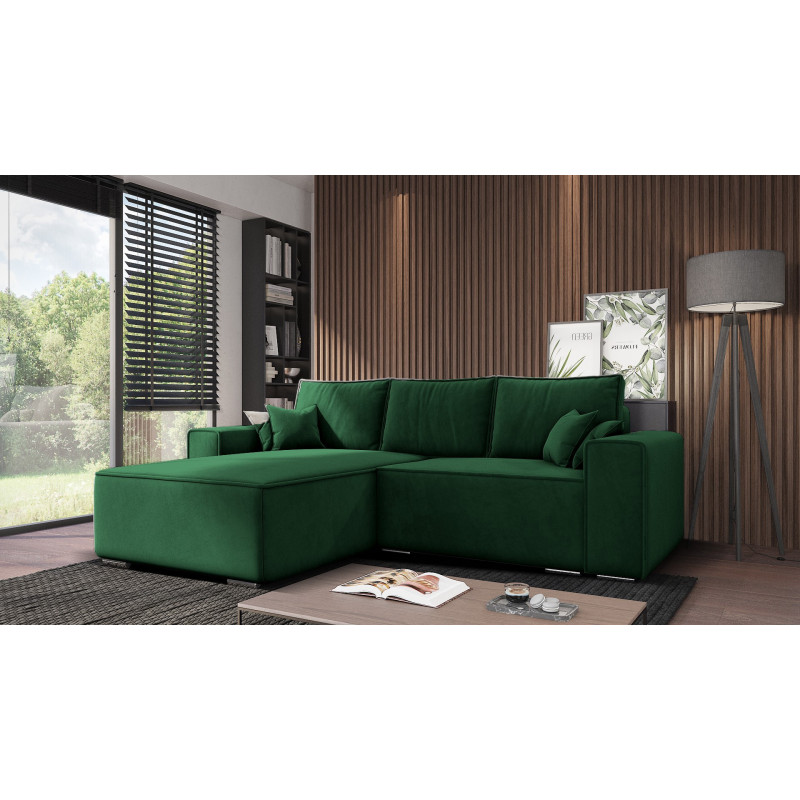 Ecksofa Oslo - Schlafsofa mit Schlaffunktion und Bettkasten