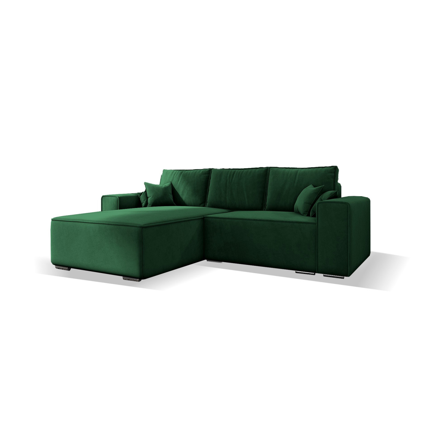Ecksofa Oslo - Schlafsofa mit Schlaffunktion und Bettkasten