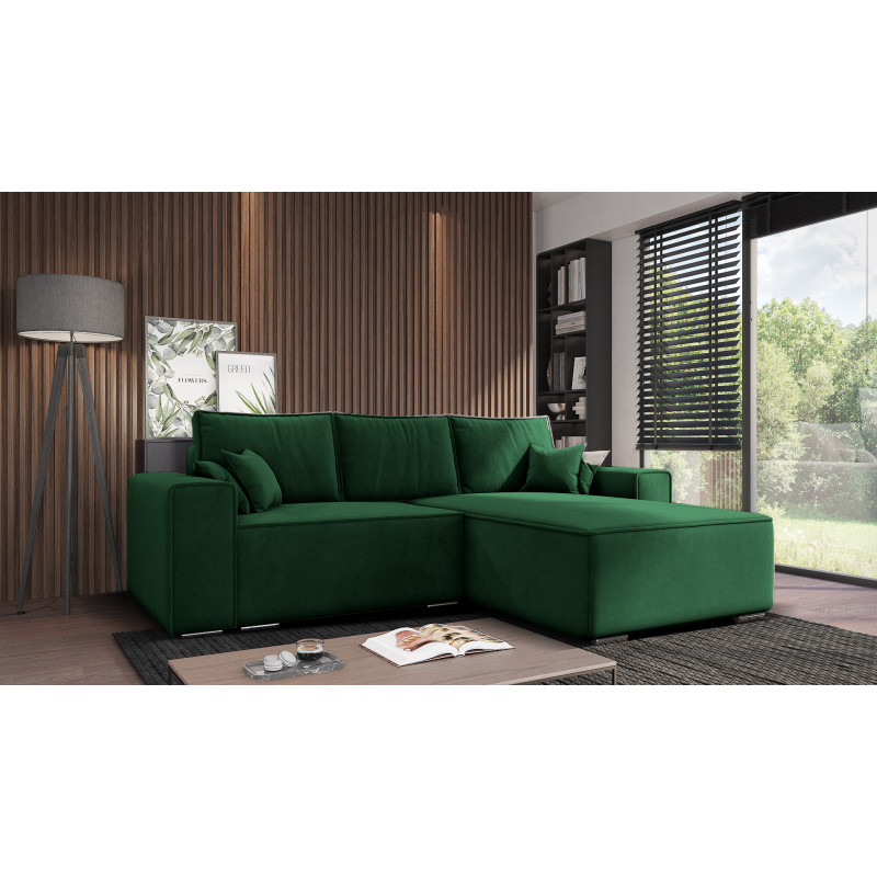Ecksofa Oslo - Schlafsofa mit Schlaffunktion und Bettkasten