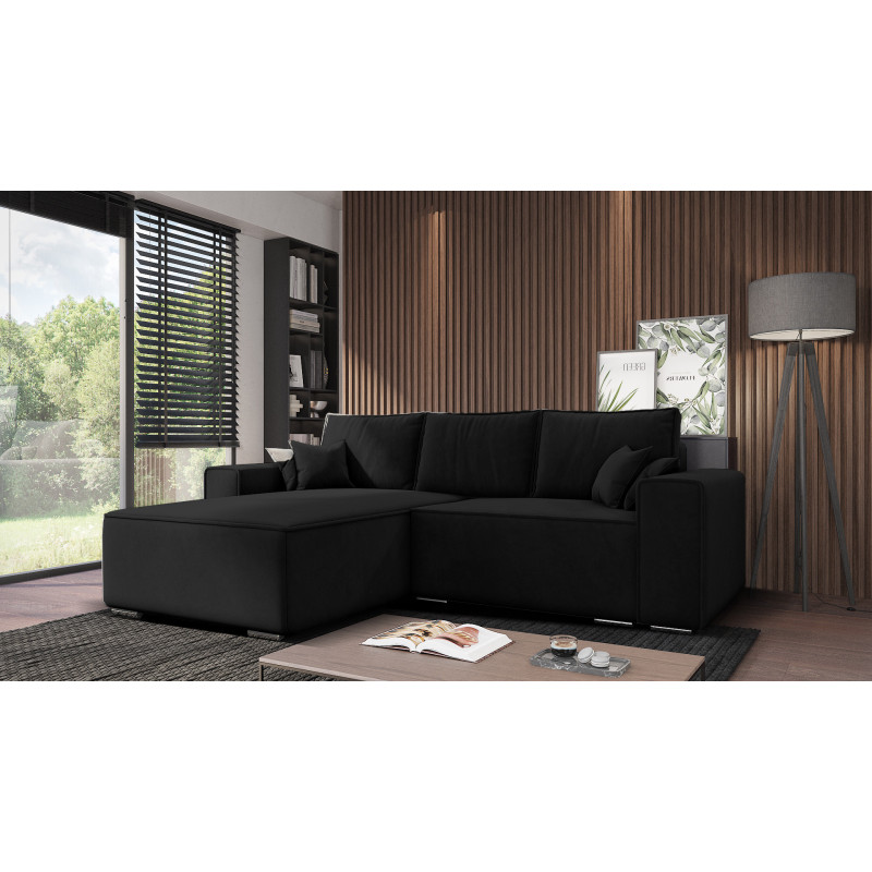 Ecksofa Oslo - Schlafsofa mit Schlaffunktion und Bettkasten