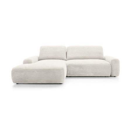 Ecksofa MOUNIR – Cord Sofa mit Schlaffunktion und Bettkasten