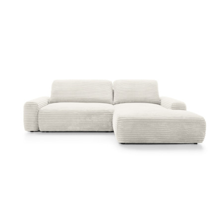 Ecksofa MOUNIR – Cord Sofa mit Schlaffunktion und Bettkasten