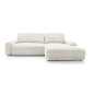 Ecksofa MOUNIR – Cord Sofa mit Schlaffunktion und Bettkasten