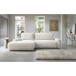 Ecksofa MOUNIR – Cord Sofa mit Schlaffunktion und Bettkasten