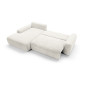 Ecksofa MOUNIR – Cord Sofa mit Schlaffunktion und Bettkasten