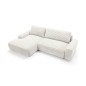 Ecksofa MOUNIR – Cord Sofa mit Schlaffunktion und Bettkasten