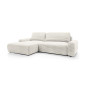 Ecksofa MOUNIR – Cord Sofa mit Schlaffunktion und Bettkasten