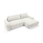 Ecksofa MOUNIR – Cord Sofa mit Schlaffunktion und Bettkasten