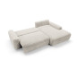 Ecksofa MOUNIR – Cord Sofa mit Schlaffunktion und Bettkasten