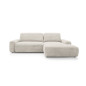 Ecksofa MOUNIR – Cord Sofa mit Schlaffunktion und Bettkasten