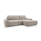 Ecksofa MOUNIR – Cord Sofa mit Schlaffunktion und Bettkasten