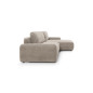 Ecksofa MOUNIR – Cord Sofa mit Schlaffunktion und Bettkasten