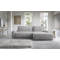 Ecksofa MOUNIR – Cord Sofa mit Schlaffunktion und Bettkasten