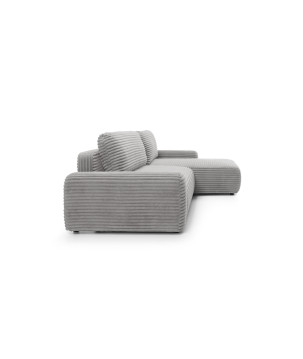 Ecksofa MOUNIR – Cord Sofa mit Schlaffunktion und Bettkasten