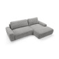 Ecksofa MOUNIR – Cord Sofa mit Schlaffunktion und Bettkasten