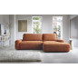 Ecksofa MOUNIR – Cord Sofa mit Schlaffunktion und Bettkasten