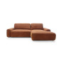 Ecksofa MOUNIR – Cord Sofa mit Schlaffunktion und Bettkasten