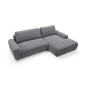 Ecksofa MOUNIR – Cord Sofa mit Schlaffunktion und Bettkasten