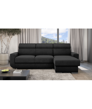 Ecksofa HUGO mit Schlaffunktion – Grau oder Beige – Komfort und Stil