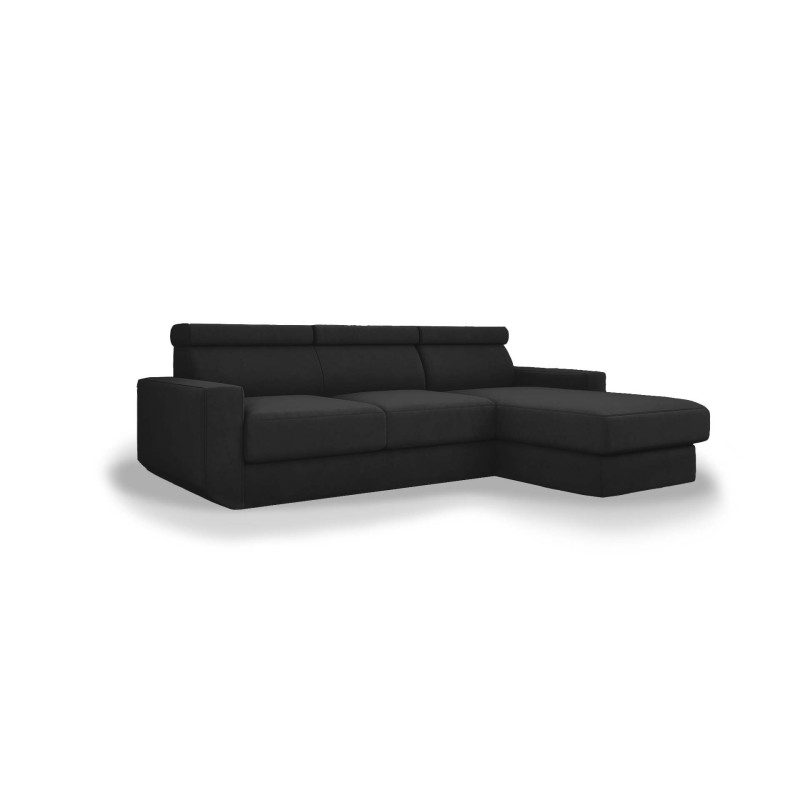 Ecksofa HUGO mit Schlaffunktion – Grau oder Beige – Komfort und Stil