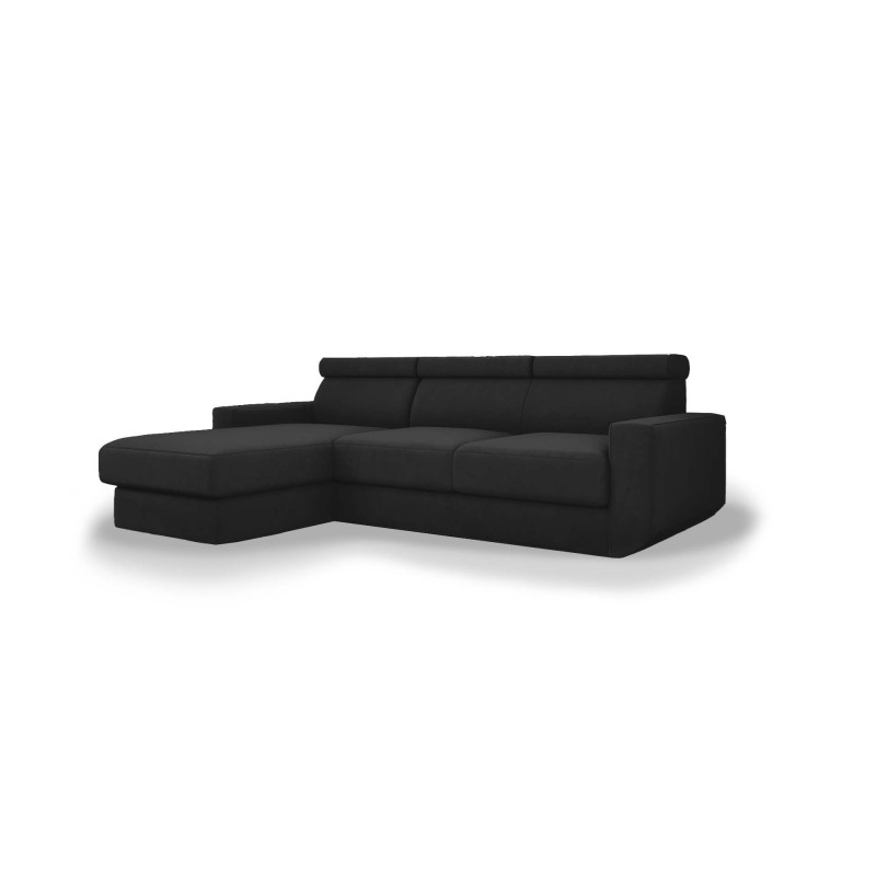 Ecksofa HUGO mit Schlaffunktion – Grau oder Beige – Komfort und Stil