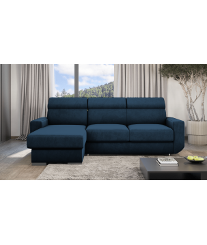 Ecksofa HUGO mit Schlaffunktion – Grau oder Beige – Komfort und Stil