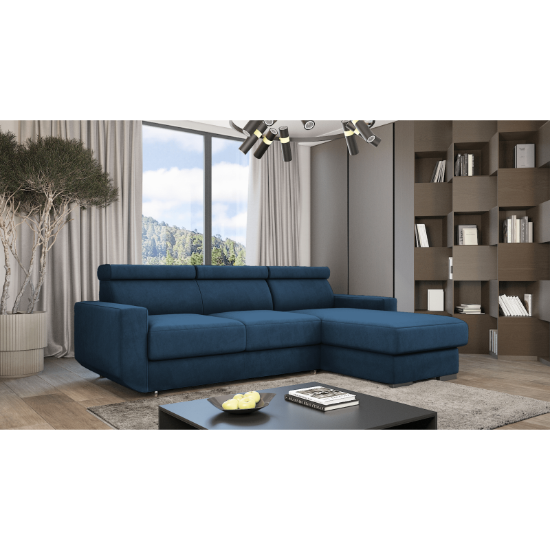 Ecksofa HUGO mit Schlaffunktion – Grau oder Beige – Komfort und Stil