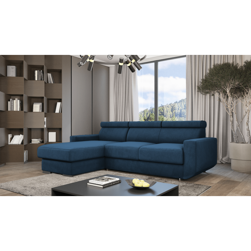 Ecksofa HUGO mit Schlaffunktion – Grau oder Beige – Komfort und Stil