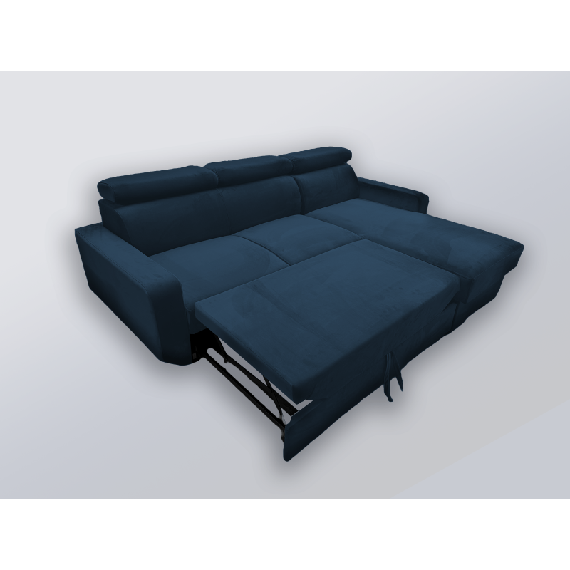 Ecksofa HUGO mit Schlaffunktion – Grau oder Beige – Komfort und Stil