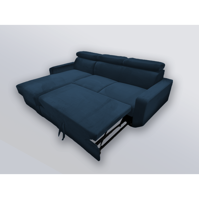 Ecksofa HUGO mit Schlaffunktion – Grau oder Beige – Komfort und Stil