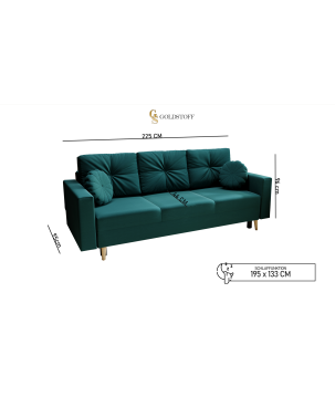 BONITO Schlafsofa – Eleganz und Funktionalität mit Schlaffunktion