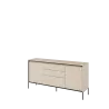 TREND Holz Kommode – Grau, Weiß & Beige mit Schubladen