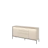 TREND Holz Kommode – Grau, Weiß & Beige mit Schubladen