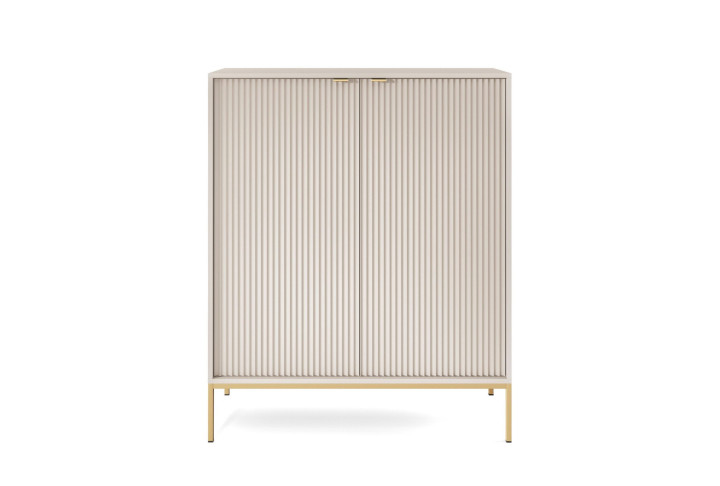 Sideboard 100 cm Visanna – Zweitürige Kommode mit Beinen