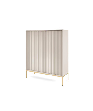 Sideboard 100 cm Visanna – Zweitürige Kommode mit Beinen