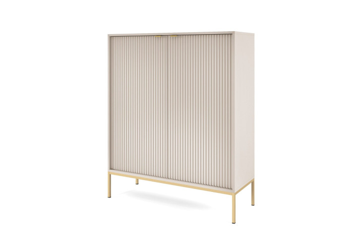 Sideboard 100 cm Visanna – Zweitürige Kommode mit Beinen
