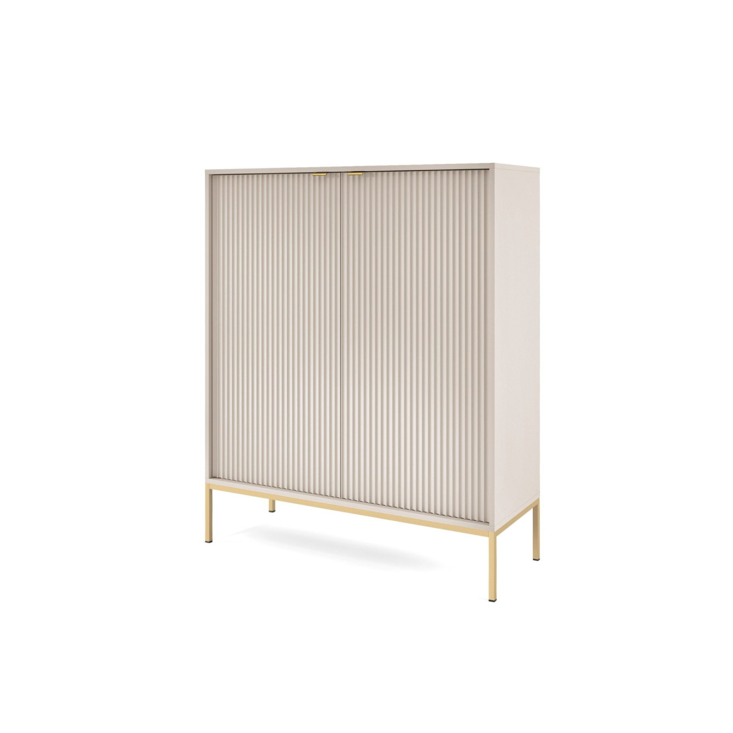 Sideboard 100 cm Visanna – Zweitürige Kommode mit Beinen